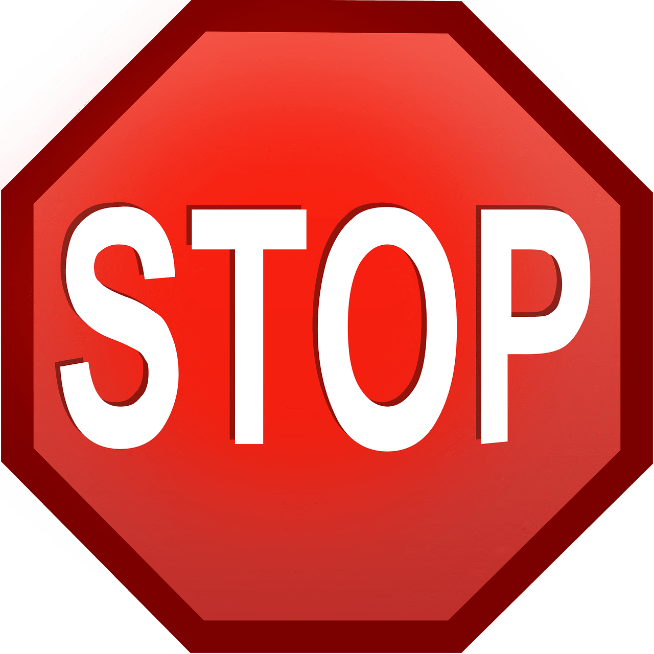 stop sign to indicate you should stop making bed bug mistakes